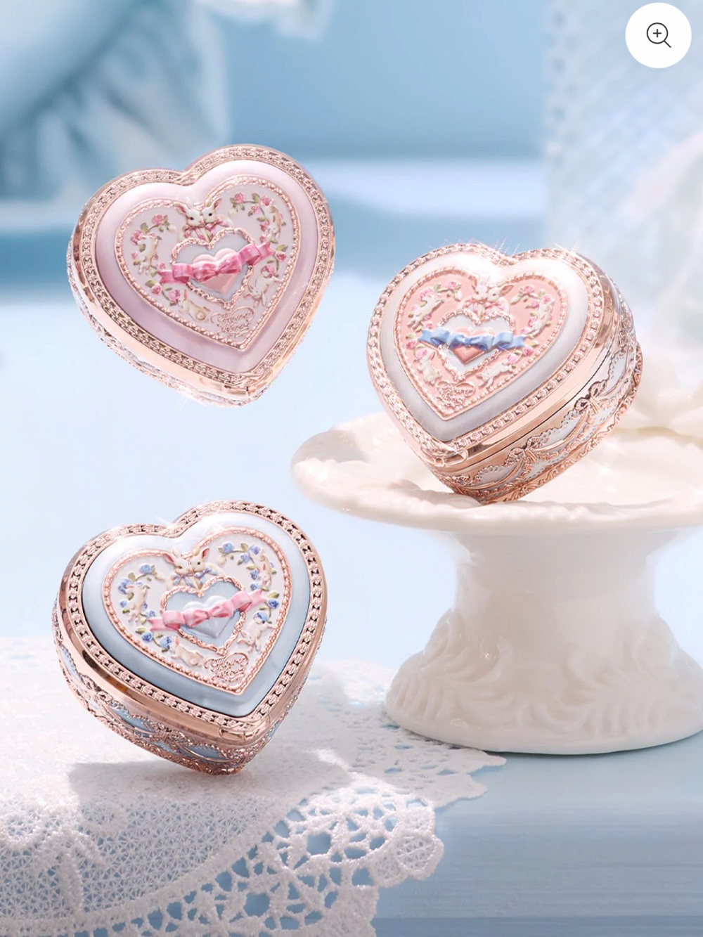Bunny Garden Embossed Blush (#S03)